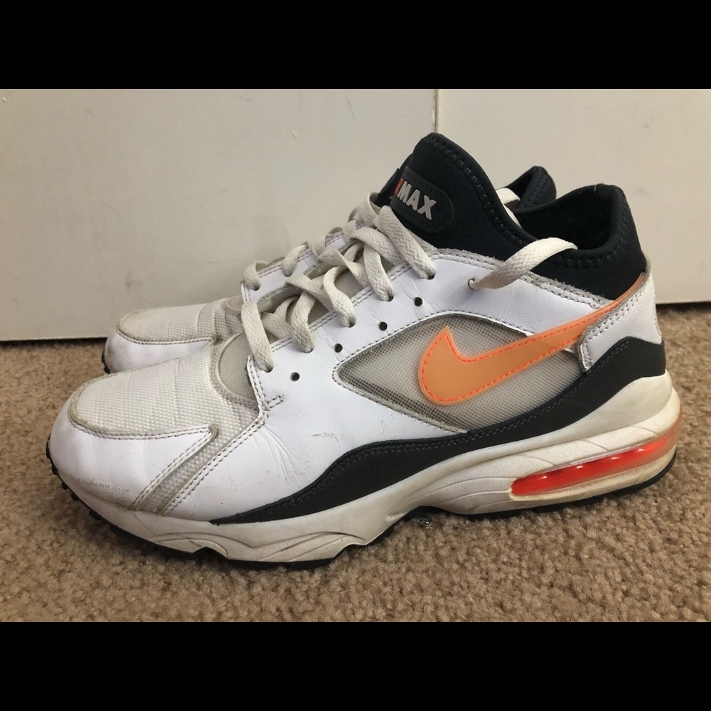 Nike Air Max 180 size 9.5 crimson navy no box good